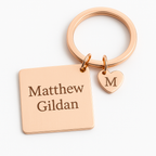 Llavero de acero inoxidable personalizable